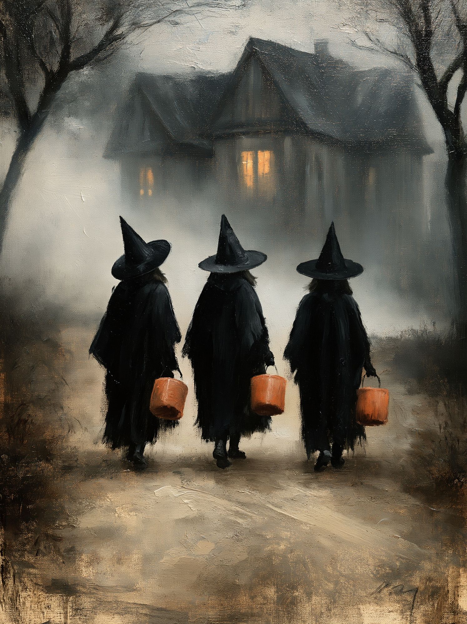 Witching Hour Walk Fine-Art Print. poster — fine-art art