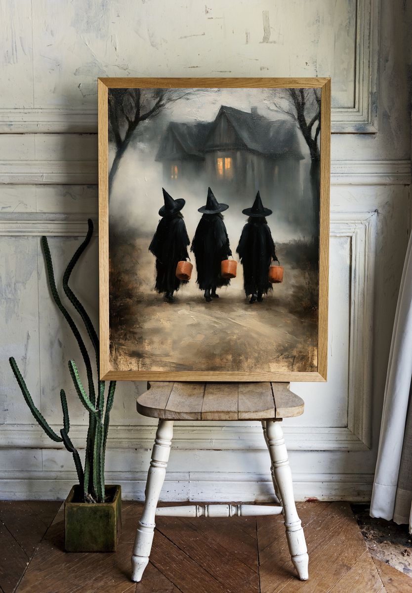 Witching Hour Walk Fine-Art Print. — room view 1
