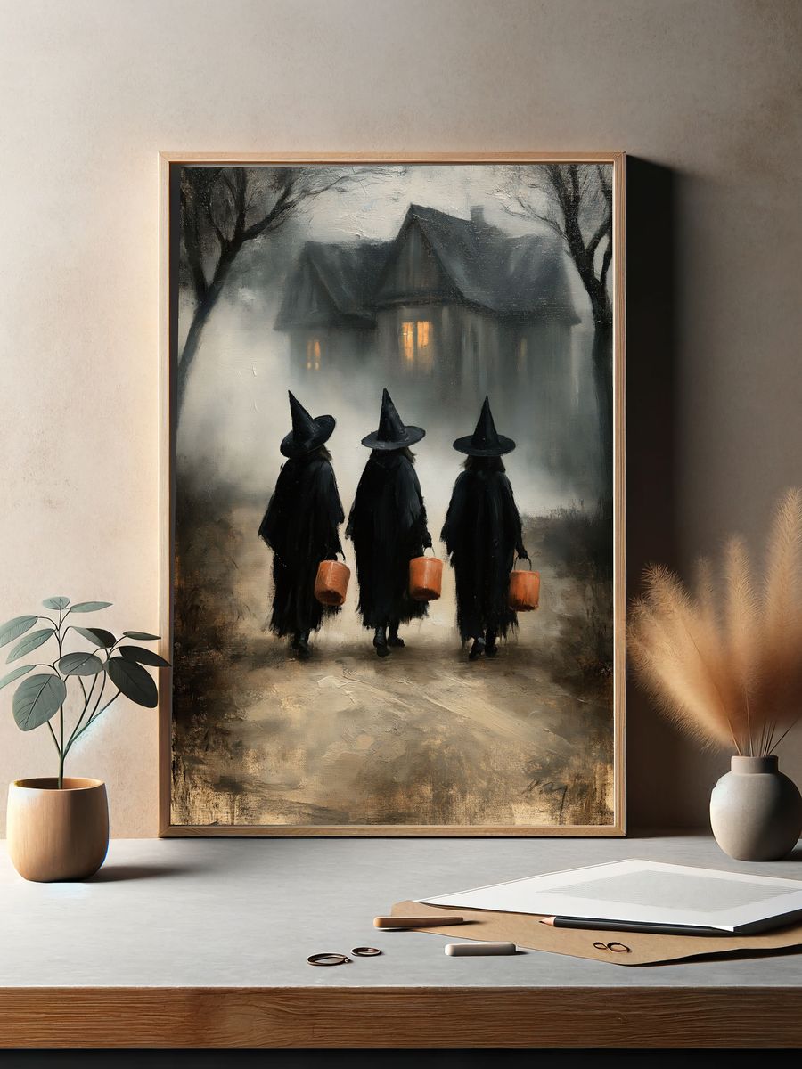 Witching Hour Walk Fine-Art Print. — room view 2