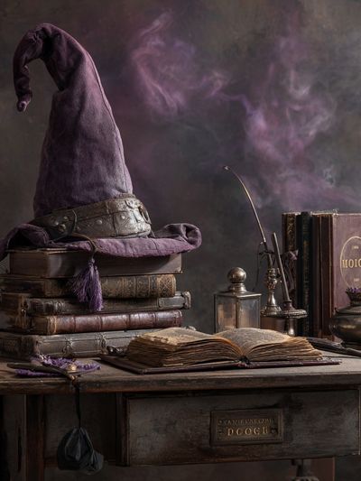 Wizard Hat Still Life Poster. poster print