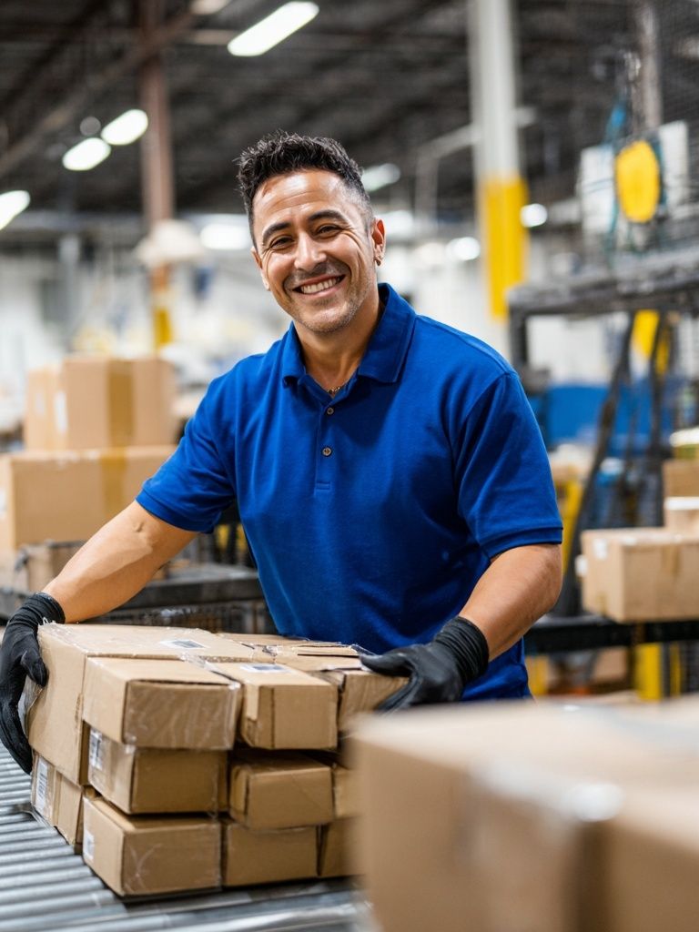 Warehouse Worker — Photography Print. poster — photography art