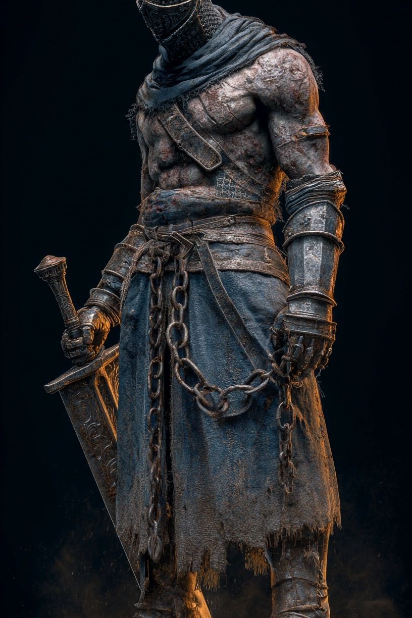 Warrior Knight — Fantasy Art Print.