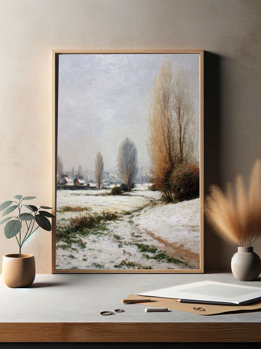 Winter Landscape — Fine Art Print. — room view 2