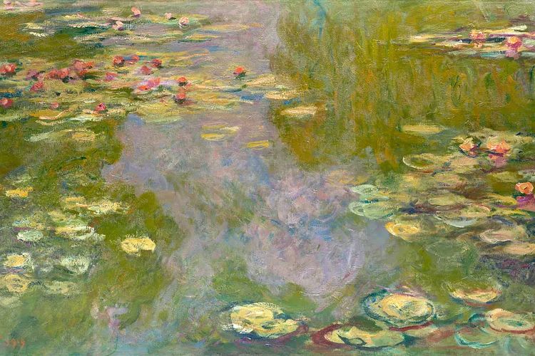 Water Lilies (1919) Claude Monet. poster detail