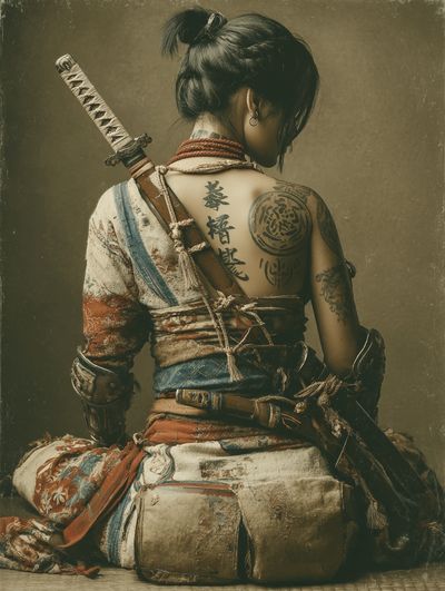 Warrior Woman — Fine Art Print. poster print