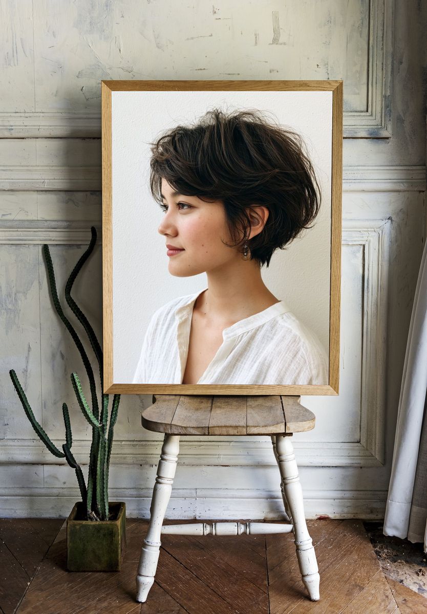 Woman Portrait Photography Poster. — room view 1