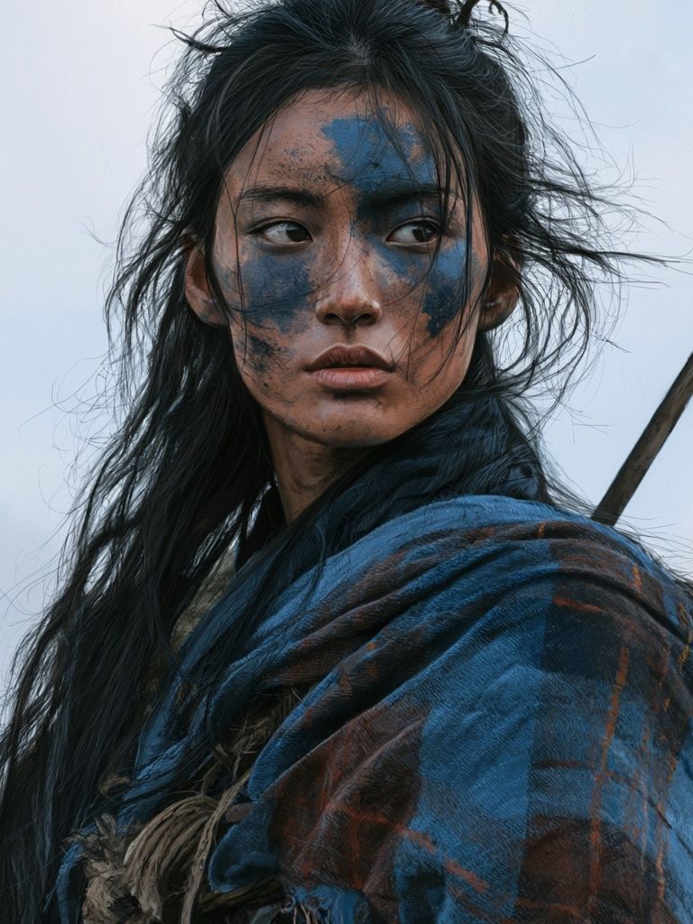 Warrior Portrait Photography Poster. poster — photography art