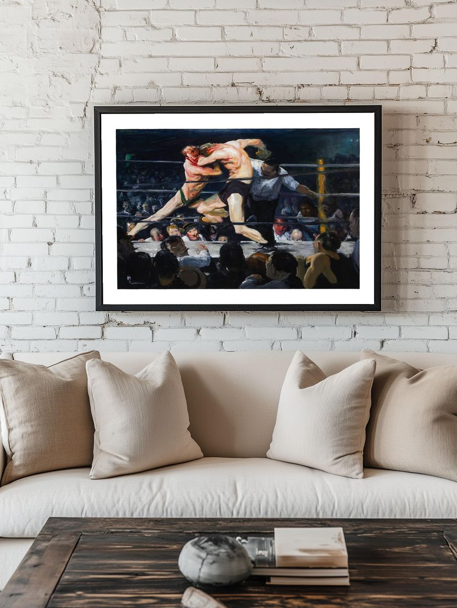 Wrestling Match — Fine Art Print room preview
