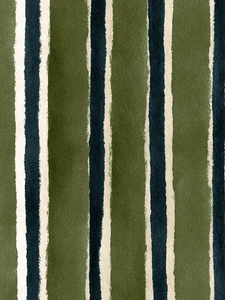 Watercolor Striped Pattern Poster.