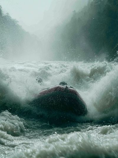 Whitewater Rafting Photography Poster. poster print