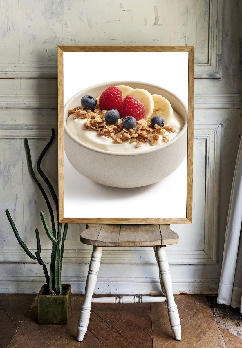 Yogurt Bowl with Berries — Food Print. — room view 1