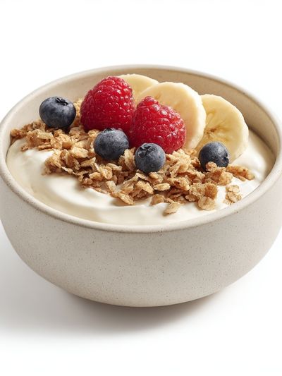 Yogurt Bowl with Berries — Food Print. poster print