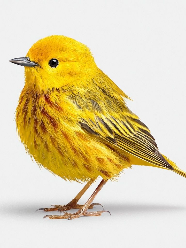 Yellow Bird — Illustration Print.