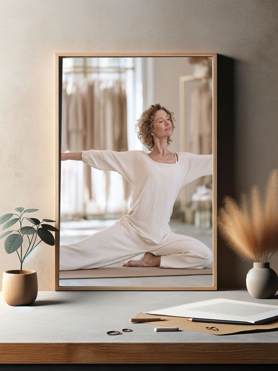 Yoga Meditation Photography Poster. — room view 2