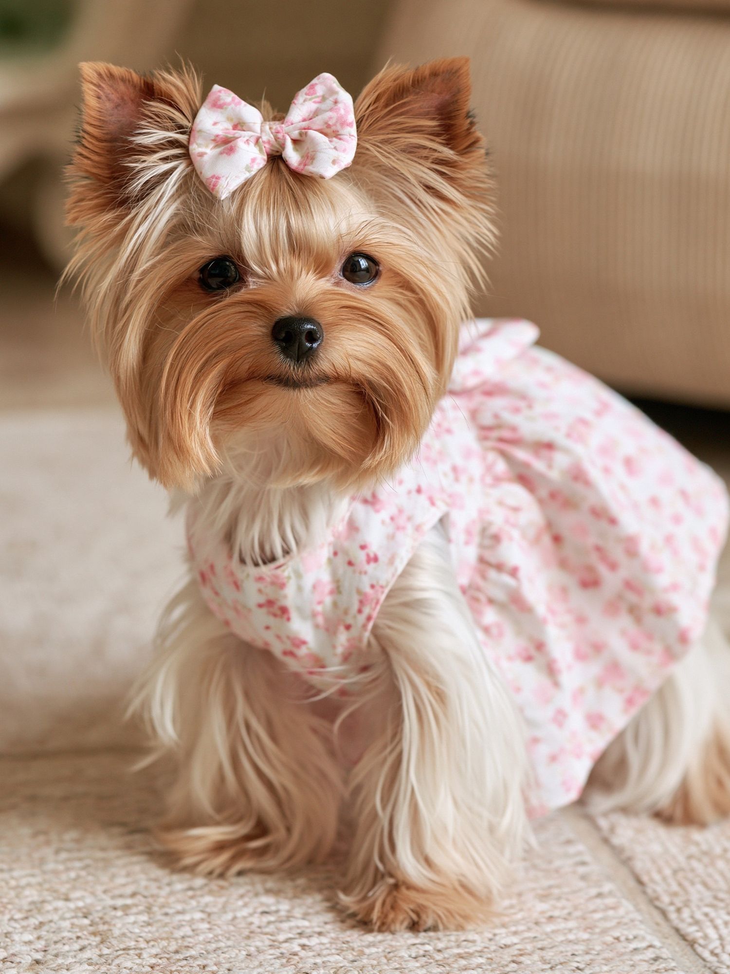 Yorkshire Terrier Portrait Poster. poster detail