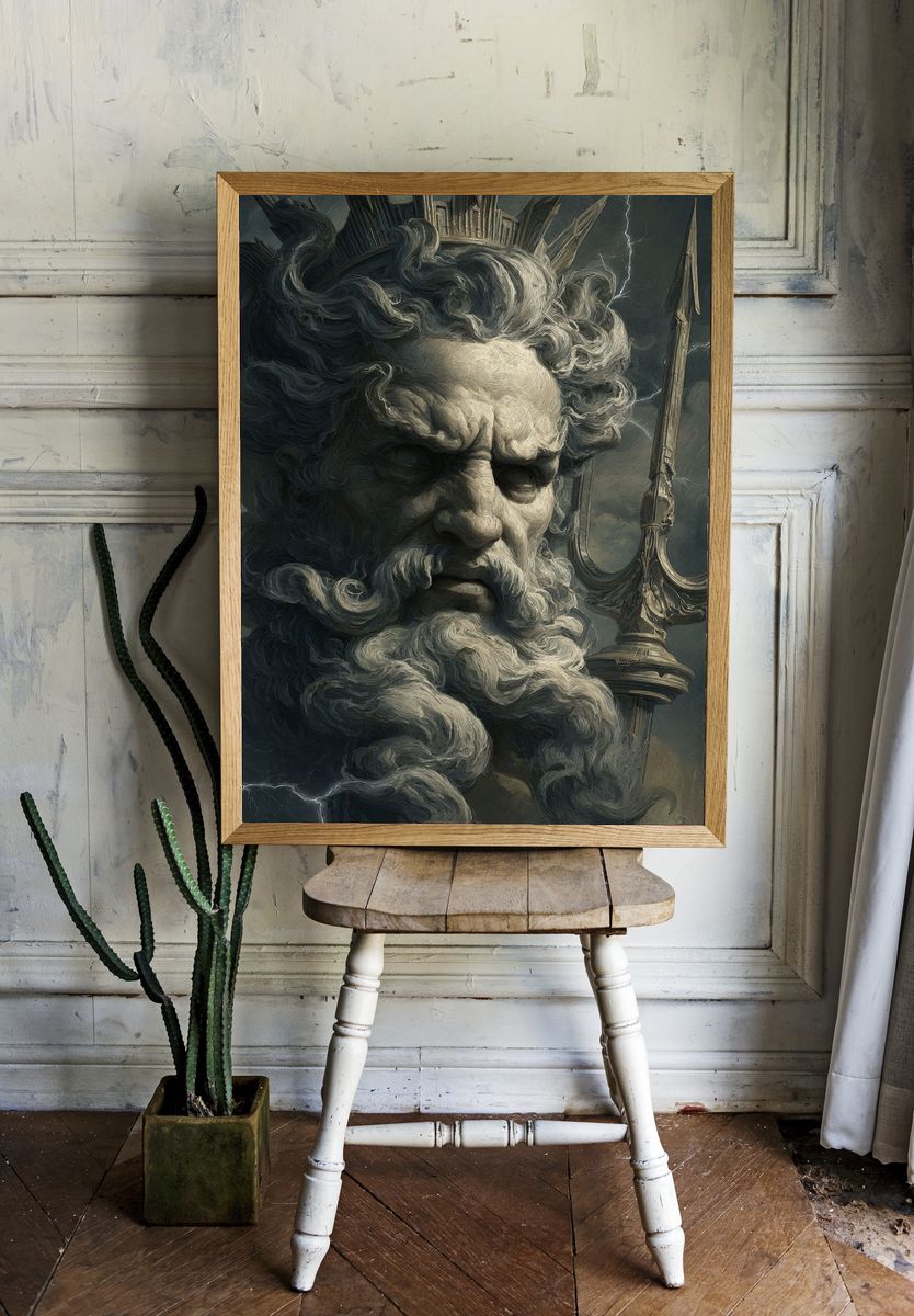 Zeus — Fine Art Print room preview