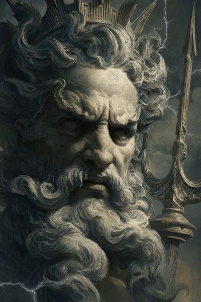Zeus — Fine Art Print. poster print